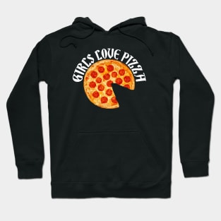 Girls Love Pizza Hoodie